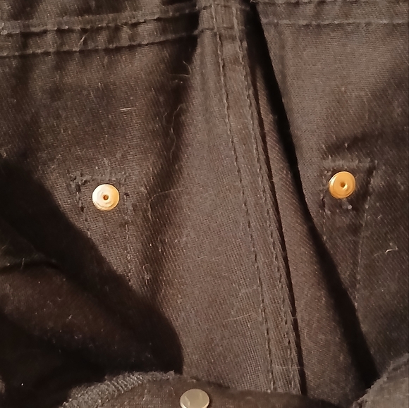 The Unbranded Brand UB355 Straight 12.5oz Black Chinos - Picture 3 of 9